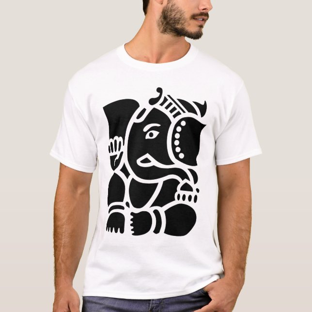 Gud Ganesha Tee Shirt (Framsida)