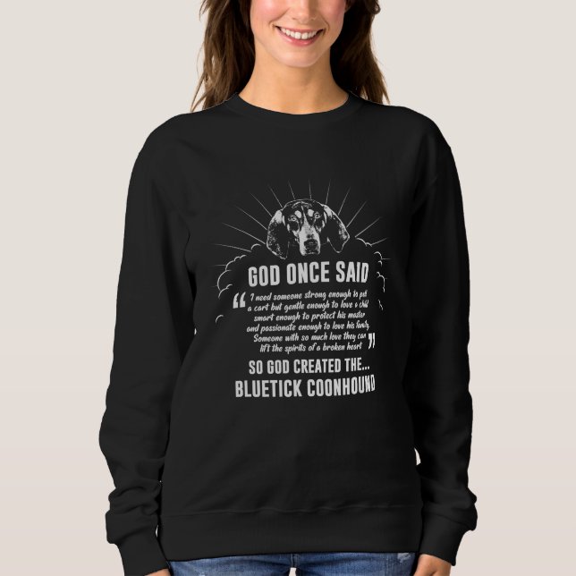 Gud Gång Said Bluetick Coonhound T-Shirt (Framsida)