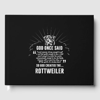 Gud Gång Said Rottweiler | ROLIG HUND ÄLSKARE Gästböcker