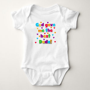 Gud gav mig bästa Dada Baby-dräkten. Tee