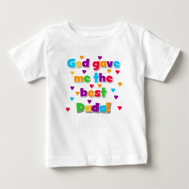 Gud gav mig bästa Dada Baby Romper Tröja (Framsida)