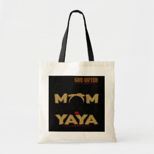 Gud gav mig två titlar Mamma och YAYA Wink Öga Tygkasse