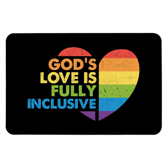 Gud Gay Kristen Hbtq Magnet (Horisontell)
