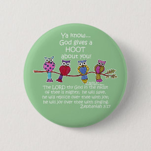 Gud Ge a Hoot Uggla Knapp