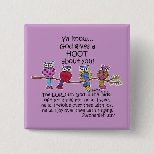 Gud Ge a Hoot Uggla Knapp (Framsida)