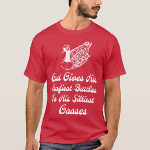 Gud Ge hans gode slag slår till hans minsta goo T Shirt