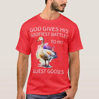 Gud Ge hans gode slag slår till hans minsta goo T Shirt