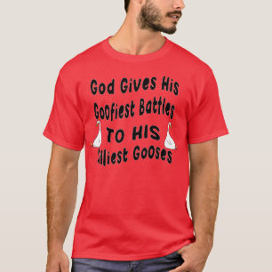 Gud Ge hans gode slag slår till hans minsta goo T Shirt
