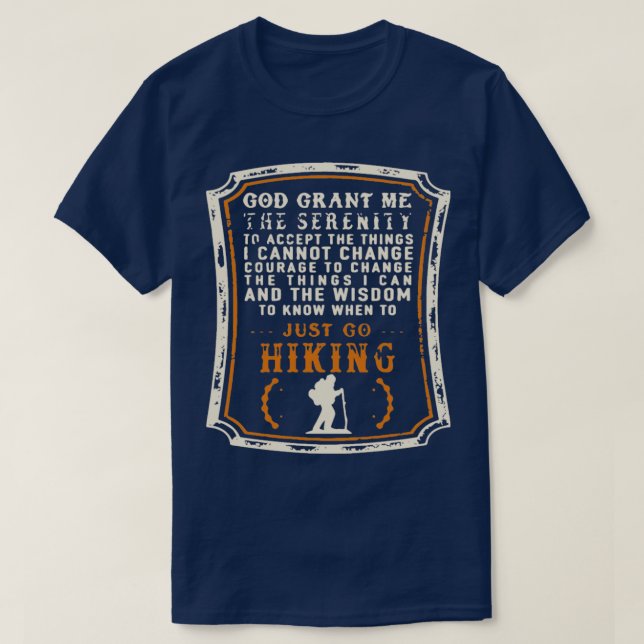 Gud ge mig ärligheten att acceptera sak i c t shirt (Design framsida)