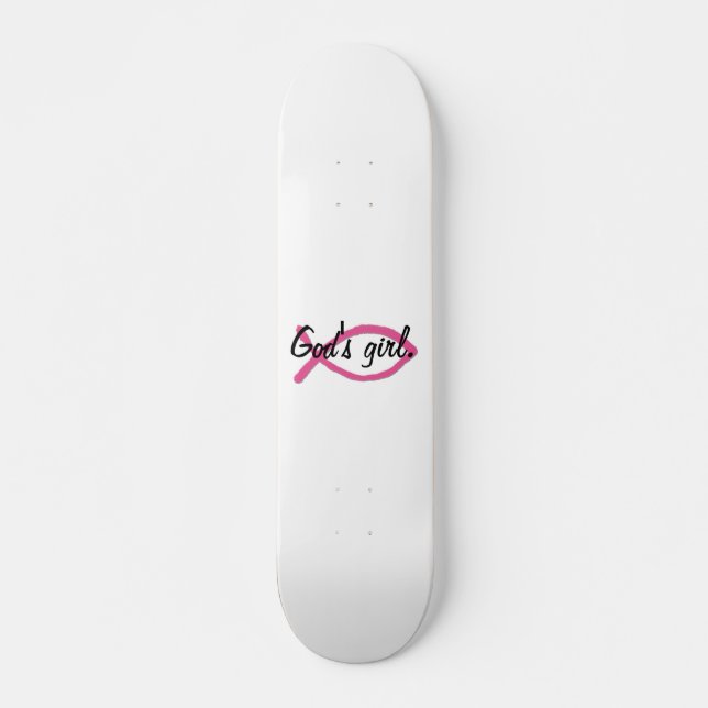 Gud girl. mini skateboard bräda 18,7 cm (Framsida)