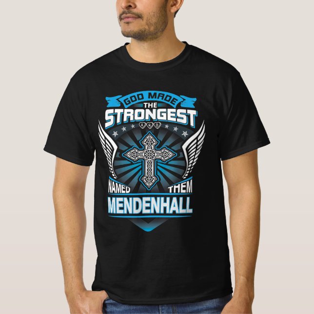 Gud gjorde det starkaste och kallade dem Mendenhal T Shirt (Framsida)
