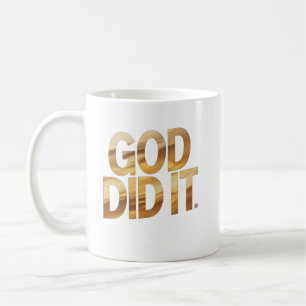 Gud Gjorde Det – Tro-Inspirerad Kristallmugg Kaffemugg