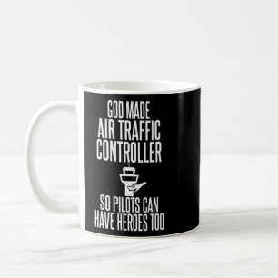 Gud gjorde Luft Traffic Controller Superskoj för U Kaffemugg