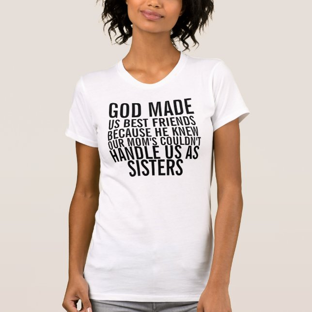 Gud gjorde oss... tee shirt (Framsida)
