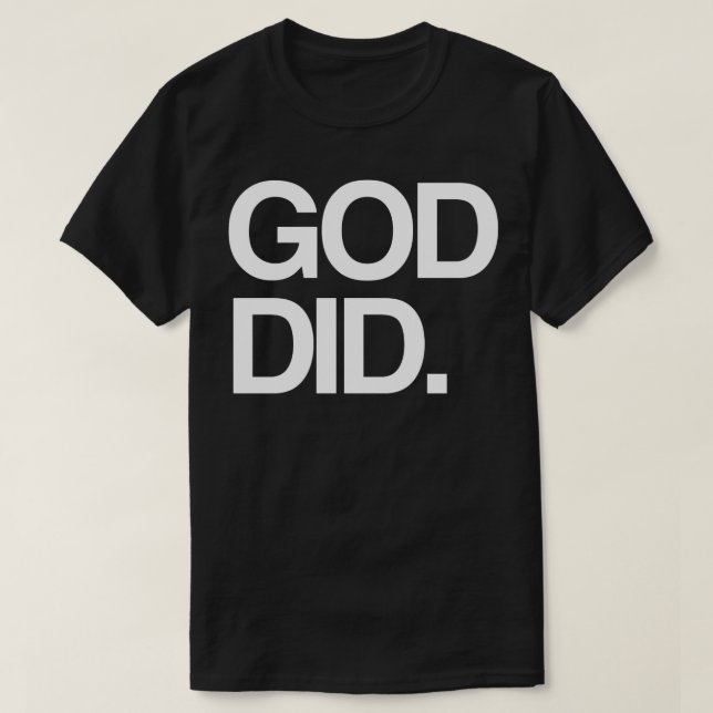 Gud gjorde t shirt (Design framsida)