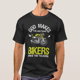 Gud gör åskavlor Biker till att göra Thunder-mo T Shirt