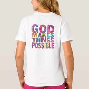 Gud gör Sak möjligt T Shirt