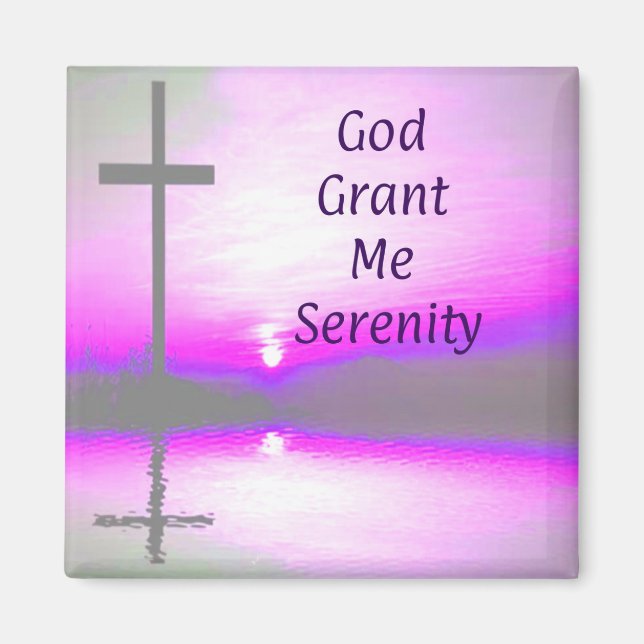 Gud Grant Me Serenity magnet (Framsidan)
