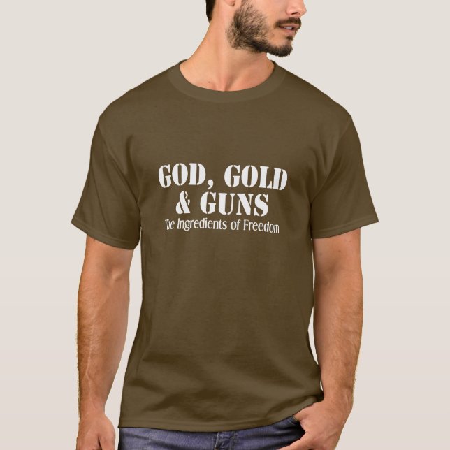 Gud, Guld & Guns Tröja (Framsida)