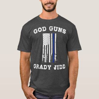 Gud Guns Grady Judd American Flagga Funny T Shirt