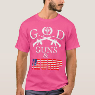 Gud Guns och Trump T Shirt