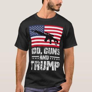 Gud Guns och Trump T Shirt