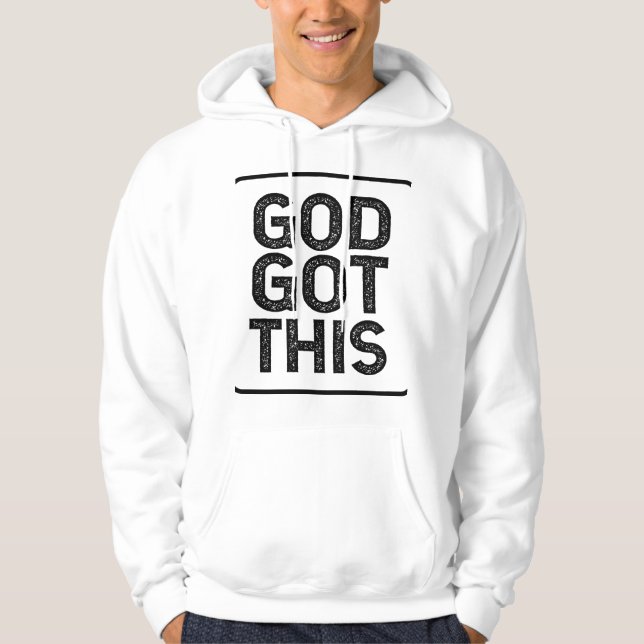 Gud har det här hoodie (Framsida)