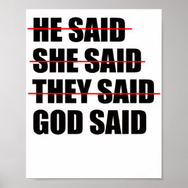 Gud har det sista Ord Poster