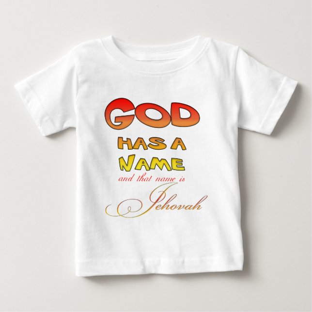 Gud har en Namn Jehovah Tröja (Framsida)