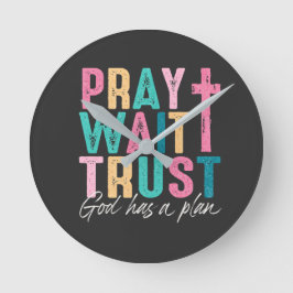 Gud har en plan rund klocka