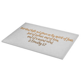 Gud har inte gett oss fruktan.