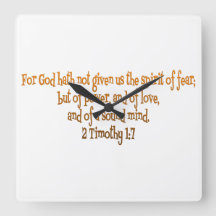 Gud har inte gett oss fruktan.