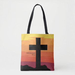 Gud har kontroll. Jesus, Kor, Bibeln, Religiösa Tygkasse