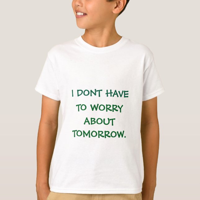 Gud Har Min Rygg Barn T‑Shirt T Shirt (Framsida)