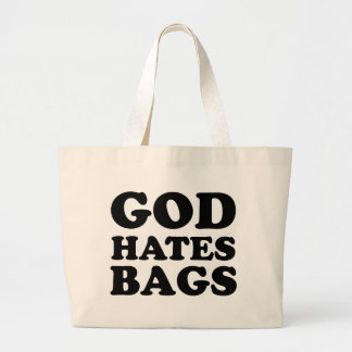 Gud Hates Bags Jumbo Tygkasse