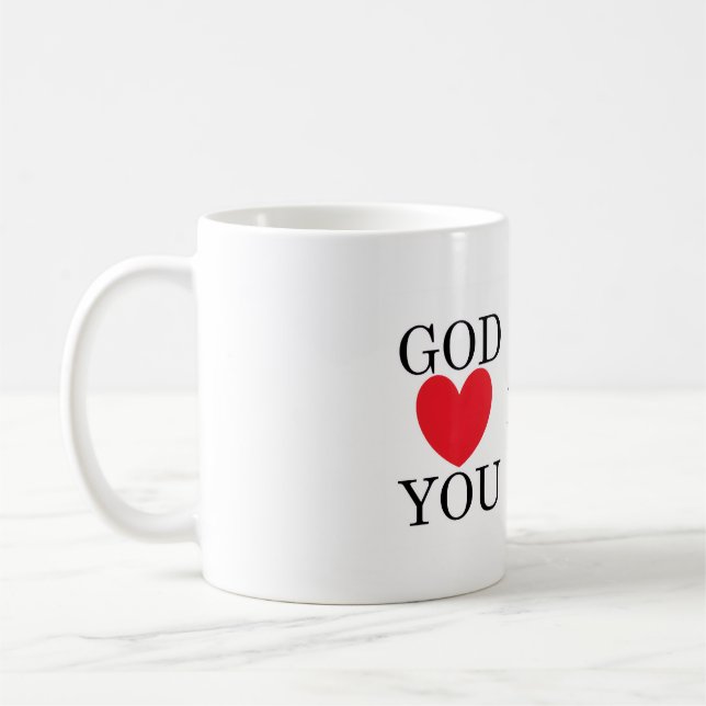 Gud Heart dig Kaffemugg (Vänster)