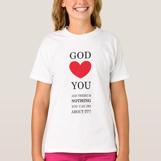 Gud Heart dig T Shirt (Framsida)