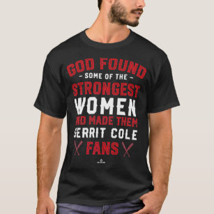 Gud hittade den starkaste Gerrit Cole Fläkt Baseba T Shirt
