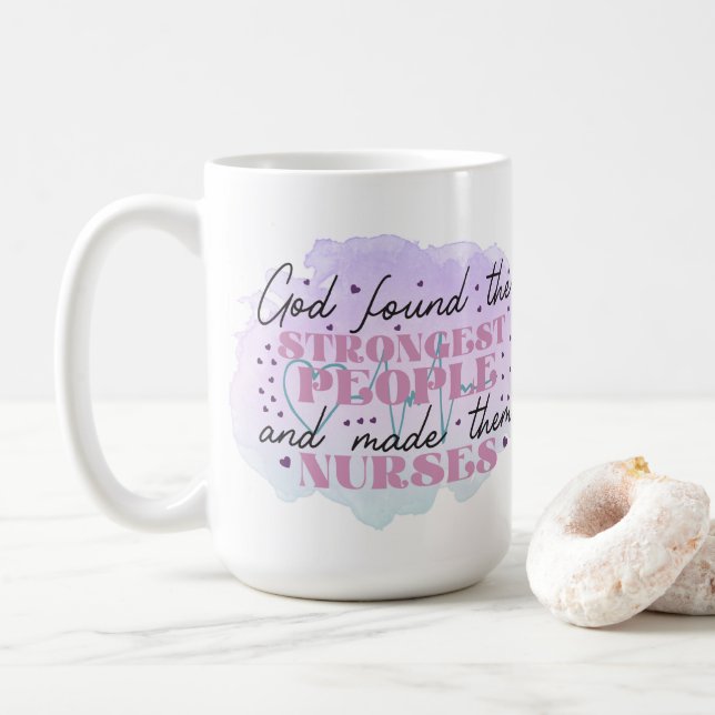 Gud hittade det starkaste folket och gjorde dem ti kaffemugg (Med munk)