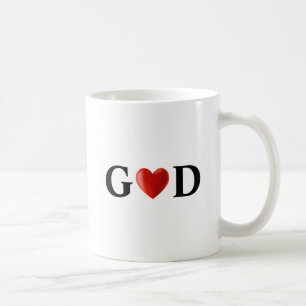 Gud Hjärtats Kalligrafi Kaffemugg