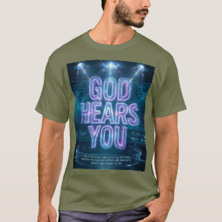 Gud hör dig – Neon Glöd T-Shirt