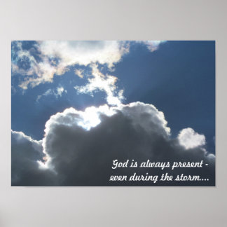 Gud i stormen poster