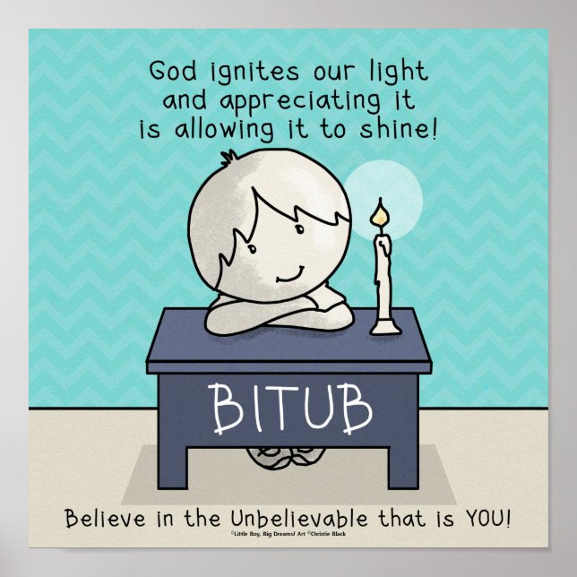 Gud ignorerar vårt ljus poster (Framsidan)