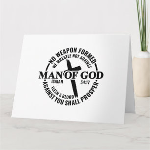 Gud, inget vapen mot mig får bevisa kort