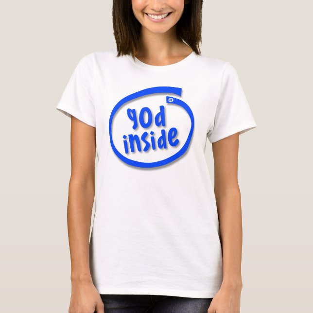 Gud Inside T Shirt (Framsida)