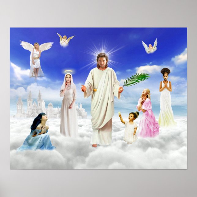 Gud Jesus Bible Angel Kristanity religion Poster (Framsidan)