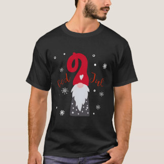 Gud Jul Gnome Tomte Tee Lefse Julafton Gift Santa