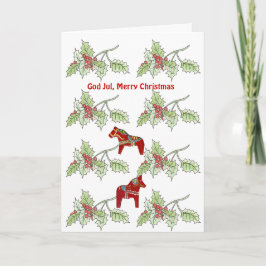 Gud Jul, God jul Card Helgkort