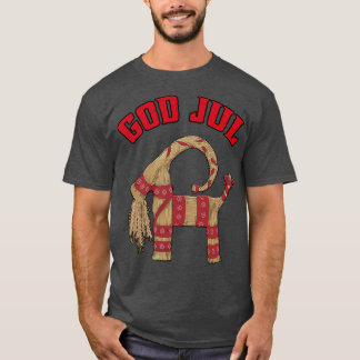 Gud Jul God jul Julbock Straw Goat T Shirt