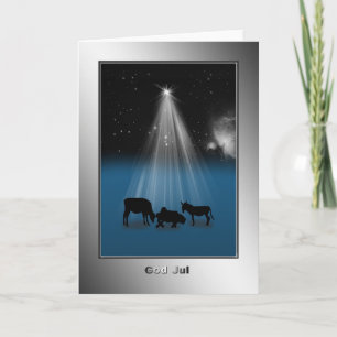 Gud Jul, "God jul", svenskt kort